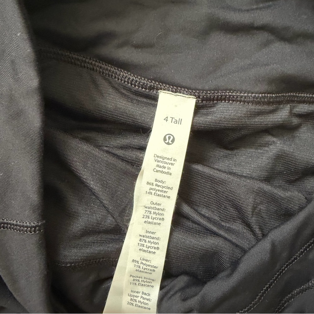 Lululemon Black Camouflage Women's Shorts - Picture 2 of 9